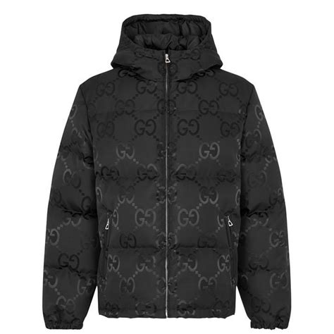 gucci men black puffer jacket